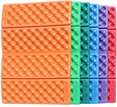 5 Stücke Faltbares Sitzmatte Wasserdicht Klappbares Sitzkissen XPE Sitzkissen Faltbar Wasserdicht für Garten Camping Picknick Wander Stadion (Mischfarben)