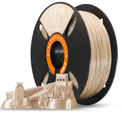 PLA 3D Drucker Filament 1.75mm 3D-Druckmaterialien für 3D Stift Druck Maßgenauigkeit +/- 0.02mm, Farbe Kaffee Marmor 1kg / Spule