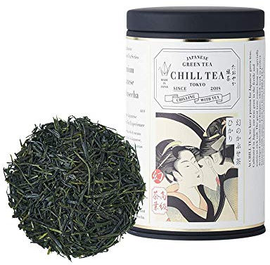 Japanese Kabusecha Green Tea Hikari -【Fine Product Award by Nihoncha Award 】- 100% Japanese Green Tea by CHILL TEA Tokyo - First Flush Loose Leaf - Deep Umami - 60g