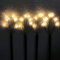 4er Set LED-Gartenleuchtstäbe Sternenstäbe inkl. 24 Sternen Gartenstäbe Weihnachtsdekoration batteriebetrieben warm-weiß