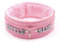 paloli Rosa Choker Halskette für Frauen Leder Choker Halskette Fluffy Punk Leash Choker Halskette Gothic Cosplay Sexy Schmuck