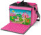fantifant Baustein-Tasche mit ausklappbarer Bauplatte passend für große Bausteine vieler Marken I Größe XL (+2. Platte) I prinzessinnenpink