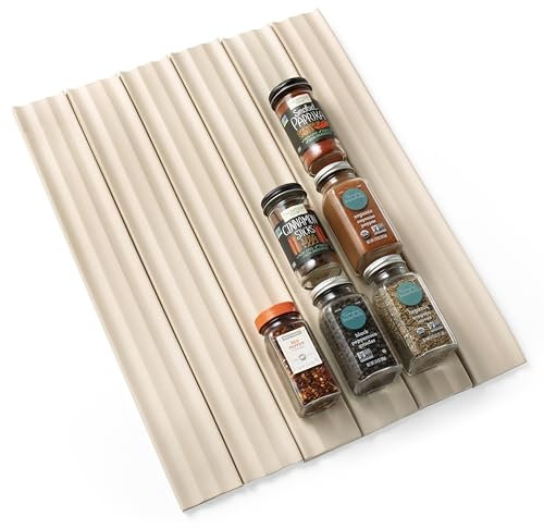 YouCopia SpiceLiner Spice Drawer Liner, 10ft Roll, Sandstone