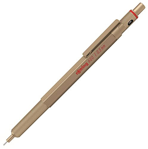 ROTTLING Mechanical Pencil Gold 600 2158796 0.5mm rOtring Mechanical Pencil Fine Writing Stationery German Drafting Pen Professional Ballpoint Pen