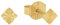 Amor Ohrstecker Unisex Damen Herren Ohrschmuck, 0,2 cm, Gold, Kommt in Schmuck Geschenk Box, 2013856