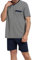 Götzburg Herren Shorty kurzer Pyjama Nachtwäsche 56