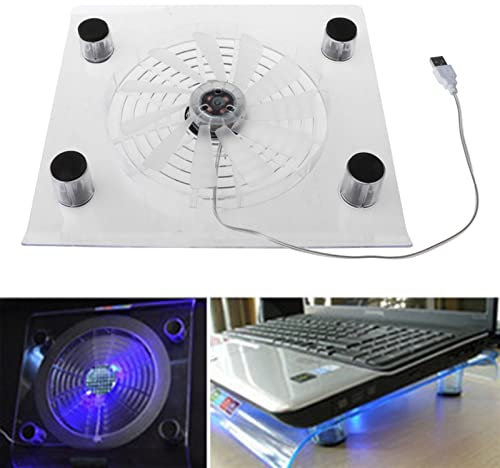 XTYPE Laptop Cooler USB Cooling Big Fan LED Light Cooler Base Pad Stand for PC Notebook Go