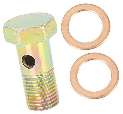 A ABSOPRO Auto Metrische Gewinde Banjo Schrauben Bremsanschluss M12x1.25mm
