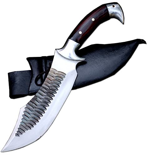 30 cm Lange Klinge großer Eagle Bowie- Hackmesser- Hackmesser-handgeschmiedetes Messer-Messer aus Nepal-Echtes Arbeitsmesser
