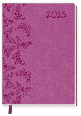 Trötsch Taschenkalender A7 Soft Touch Schmetterlinge 2025: Soft Touch Terminkalender