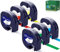6x Yuanqimm Kompatibel für Dymo LetraTag Etikettenband 12mm x 4m 16951 91221 91222 91223 91224 91225 Bunt Bänder Plastik 12mm Schriftband, für Dymo Letra tag LT-100H 100T XR XM QX50 2000 200B