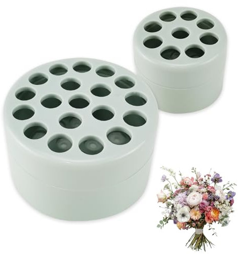 RHHGHY 2 Pezzi Spiral Ikebana STEM Holder, Supporto per Stelo di Fiori, Twister Bouquet, Regalo per Gli Amanti delle Composizioni Floreali, per Il Fissaggio delle