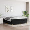 IKAYAA Lit 180 x 200 avec sommier Sommier 180x200 avec Pieds Sommier Tapissier Sommier à Lattes en Bois pour Adulte-Noir-180 x 200 cm-35 cm