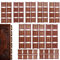Yaoliucp Bibelbuch Registerkarten, 80 PCs Bibel Tabs Lederbuch Tabs 66 Gold Folien Tabs 14 Leer -Registerkarten Pick & Stick Bibelzubehör für christliche Gläubige Brown