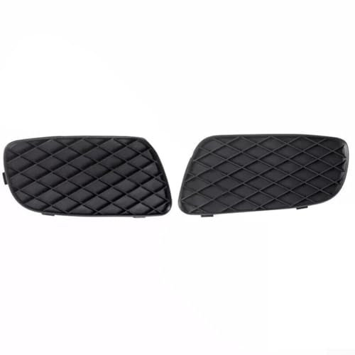 Eawfgtuw Griglia paraurti anteriore inferiore fendinebbia copertura della lampada compatibile con Smart per FORTWO 451 2008-2012 ricambio cornice esterna nera ABS Grill Panel OEM 4518260124 4518260224