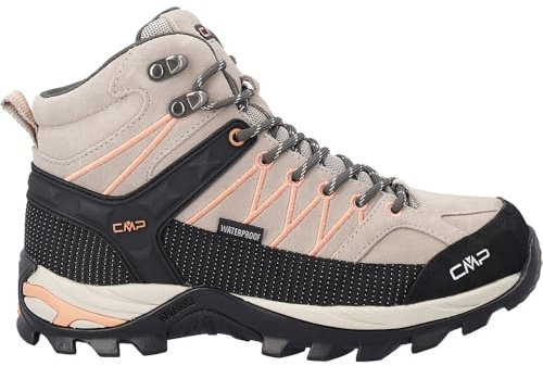 CMP Damen Rigel Mid Wmn Trekking Shoes Wp Wanderschuh, Sabbia Salmone, 40 EU