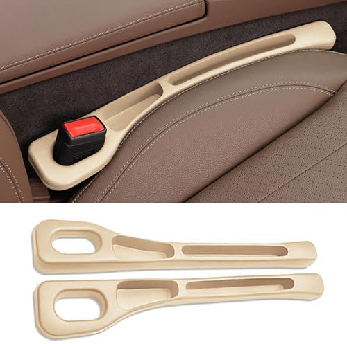 ZZQYLF 2 Stück Autositz Lückenfüller für Audi A6 C7/A6 C7 Avant/A6 C8/A6 C8 Avant/A7 Sportback 1995-2023 2024 2025, Verhindert Dase Ding Fallenlassen Sitzspalt Organizer Auto Sitzplätze Zubehör