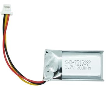 300mAh 3.7V Replacement Battery Compatible With Nest Vido Doorbell Wired, C1241290, NC5100US, Hello, 1ICP7/17/26