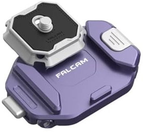EACHSHOT FALCAM F38 Quick Release Plate Kit for Backpack Straps V2,MAX. Payload 30kg Tripod Mount Adapter for Camera-Purple