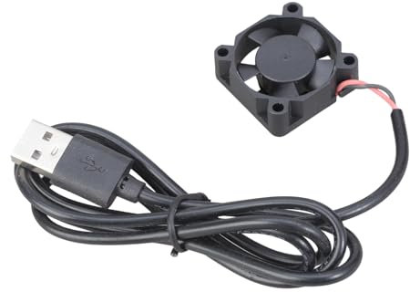 Bajo nivel de ruido 5 V USB 30 mm Blower Ventilador de refrigeración de almacenamiento 8600 rpm Velocidad rápida para impresora PC Electrónica Durable USB Ventilación de refrigeración para electrónica