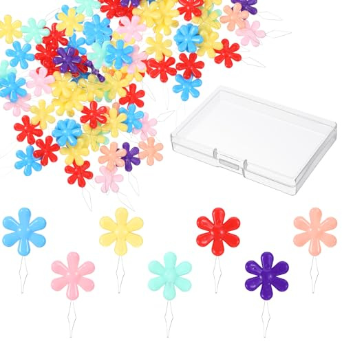 Einfädelhilfe Nadel, 40 Stück Blume Nadeleinfädler Einfädler für Nadeln, Fadeneinfädler für Nadeln, Nadeleinfädler Zum Handnähen, Needle Threader Fadeneinfädler Nadelöhr Hand Nähen Werkzeug