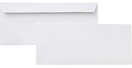 Amazon Basics #10 Security-Tinted Self-Seal Business Envelopes for Documents, Privacy, Home & Office, White, 500-Pack