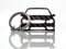 BlackStuff Carbon Karbonfaser Schlüsselanhänger Kompatibel mit C Class CLK Class C209 A209 2002-2009 BS-764