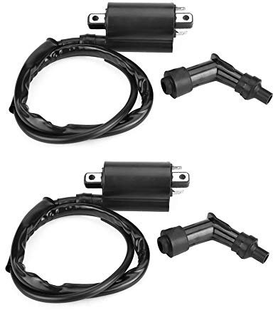 Broco Vorne und Hinten Zündspule for Suzuki Intruder VS1400 1400 1987-2004 Zündung Zubehör