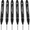 Uni Pin Fineliner Zeichenstift, schwarze Tinte, 0,9 mm Spitze, 6 Stück