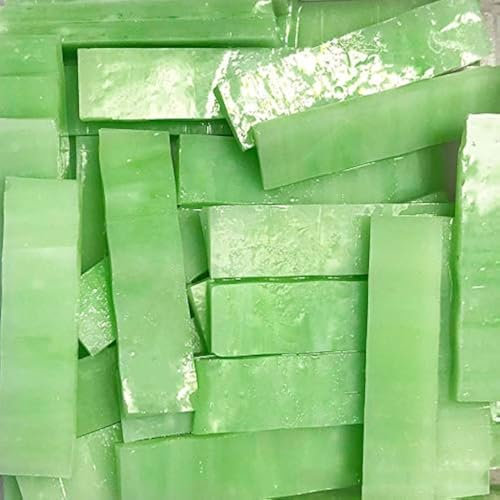 1 bande de verre teinté de 4 cm, pour loisirs créatifs, loisirs créatifs, assiettes, cadres photo, pots de fleurs, bijoux faits à la main, 200 g (vert)
