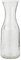 IB Laursen Glaskaraffe Wasserflasche Flasche aus Glas Karaffe 1 Liter Höhe 28 x Ø10cm mit Deckel 0660-00