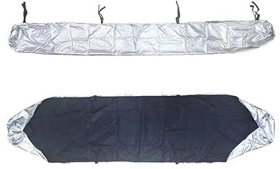 Custodia per Tenda da Sole, Copertura per Tettoia Protettiva con Cordino Tessuto Oxford 300D Antipolvere Protezione Antipolvere Copertura Protettiva per Esterno Impermeabile per Terrazze Retrattili
