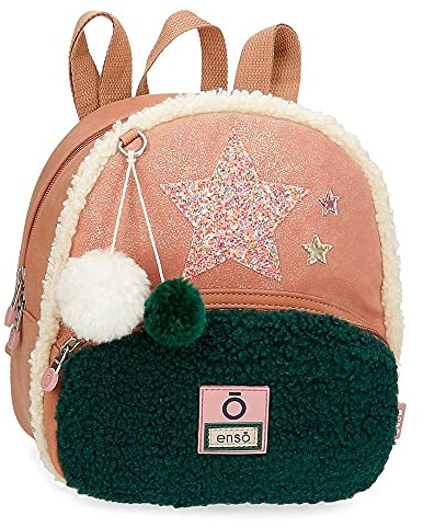 Enso Shine Stars Messenger Bag für Mädchen, Rosa, 22x25x14 cms, Rucksack