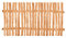 BooGardi Zaunelement Haselnuss · 144 Größen · 60 x 180 cm (7-9 cm) · Staketenzaun Bausatz für Lattenzaun/Bretterzaun · Gartenzaun Holzzaun