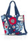 reisenthel shopper Geräumige Shopping Bag und edle Handtasche in einem Aus wasserabweisendem Material, Couleur:florist indigo