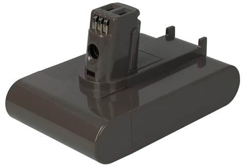 EXTENSILO Akku kompatibel mit Dyson DC35 | DC30, DC34 Animal, DC31 Animal, DC34 Staubsauger - Typ A Grau (2500 mAh, 22,2 V, Li-Ion)