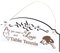 Schild Tischtennis Deko 20x10cm - All you need is Love and Table Tennis - Holz Wanddeko Dekoration Wand