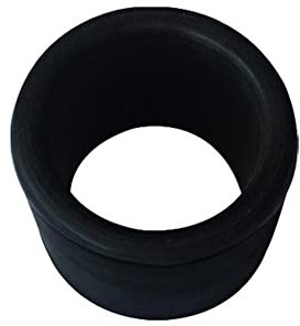 Asudaro Protector de Caña de Pescar, Tubo de Goma Inserto, Negro, 41x55x40mm, Accesorio para Pesca