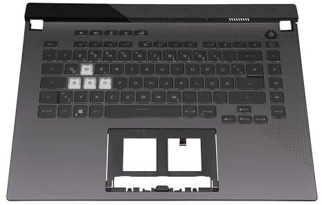 Asus 90NR0572-R32GE0 Original Tastatur inkl. Topcase DE (deutsch) schwarz/anthrazit mit Backlight für ROG Strix G15 G513QM, ROG Strix G15 G513QR