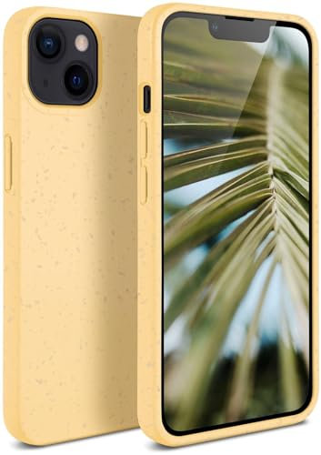 ONEFLOW Sama Sama Case kompatibel mit Apple iPhone 13 – Nachhaltige Handyhülle aus Pflanzenfasern, Hülle biologisch abbaubar ohne Plastik, vegan und umweltfreundlich – Gelb