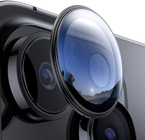 WSKEN Kamera Schutz für iPhone 15 Pro/iPhone 15 Pro Max Kameraschutz. [Ultra-Klar Kamera Glas][9H Härte Kratzfest] HD gehärtetes Glas Objektivschutz für iPhone 15 Pro/iPhone 15 Pro Max Zubehör