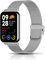 LanQii Cinturino per Xiaomi Smart Band 9 Pro/Xiaomi Smart Band 8 Pro, Acciaio Inossidabile Cinturino in Maglia Metallo Milanese Braccialetto di Ricambio per Mi Band 9 Pro/Mi Band 8 Pro - Argento
