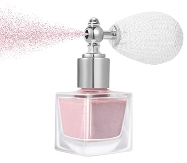 NebulaGlam Paillettes de Corps, Spray de Poudre Paillette, Spray Paillette Corps, Poudre Scintillante Maquillage, Maquillag pour Visage, Cheveux, Halloween, Fête, Noël (3# poudre)