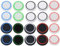 LIANRISES 20pcs Joystick Grips for XBOX Thumb Grips for PS5 Thumb Grips for XBOX Controller Thumb Grips for PS5 Controller Grips for PS3 PS4 Controller Grips Silicone Controller Accessories