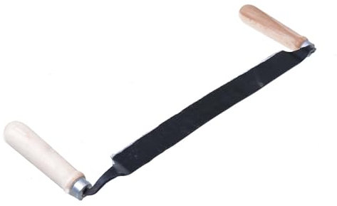 Aqbau® Zugmesser Für Holz Ziehmesser Gerade Wagnermesser Mit Holzheft 49cm Schäleisen Holz Metall