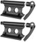 Bike Fork Mount, Mountain Bike Front Wheel Holder Quick Release Road Bike Block Fork Mount with Front Fork Bracket, Rear Wheel Mount Set for Outdoor Travel Transporting Bicycle (SET C)