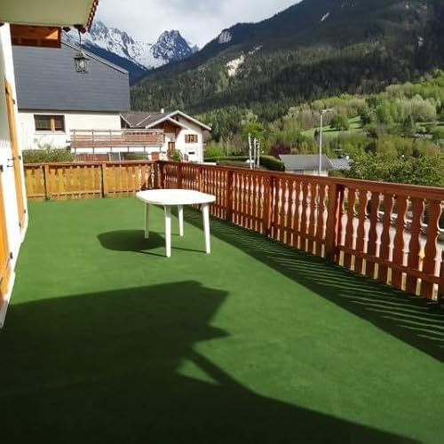 Decoweb Moquette extérieur sur plots - Terrasse et Balcon - Vert - Rouleau de 1.33m x 33m