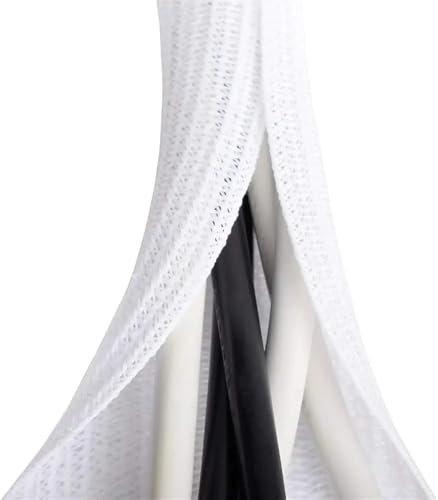 Funda Cables White Cable Sleeve, Cable Organizer for Desk PC TV Computer, Wire Protector Cable Wrap Cover, Cord Management for Home Office para Computadora Automotriz(13MM_25M)