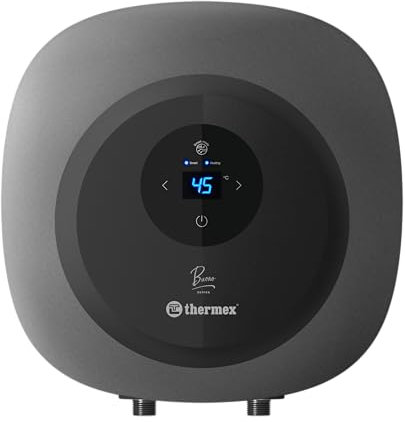 Thermex Buono Warmwasserspeicher 10 L Obertisch – digitales Display, Temperaturregelung bis 80 °C, 1500 W, CE-zertifiziert, energieeffizient, modernes Design, inkl. Sicherheitsventil