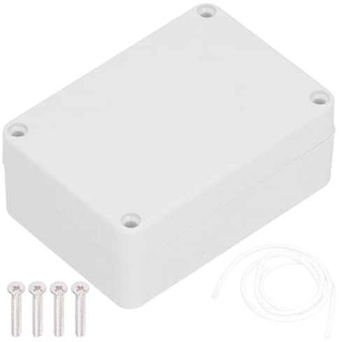 MOUMOUTEN Aufputz Anschlussdose 200x200x130 mm IP65 wasserdichte Feuchtraum | ABS Gehäuse Abzweigdose Fall Rechteckiger Verteilerkasten Schalter Box für elektrische Projekte im Innen und Außen Grau